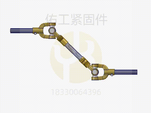 圖130 雙萬(wàn)向聯(lián)軸器.gif